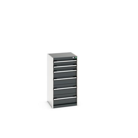 40010047.19V Bott 6 Cabinet, Steel, 1000mm x 525mm x 525mm, Anthracite Grey, Light Grey