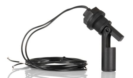 234-8857 RS PRO Surface Mount Polypropylene Float Switch, Float, 1m Cable, NO, 300V ac Max, 350V dc Max
