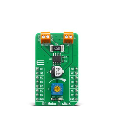 MIKROE-4114 MikroElektronika DC Motor 6 Click DC Motor Driver for TB67H451FNG for Boats, RC Cars