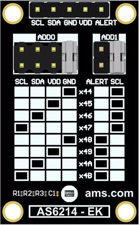 AS6214-EK ams OSRAM  Position Sensor Evaluation Kit for AS6214 AS6214
