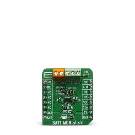 MIKROE-3741 MikroElektronika BATT-MON Click Battery Charger for STC3115