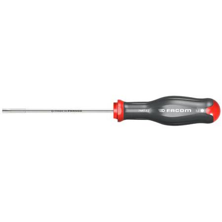 74AT.12 Facom Hexagon Nut Driver, 12 mm Tip, 125 mm Blade, 250 mm Overall