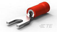 1-1377173-5 TE Connectivity 1-1377173 Red Insulated Receptacle Spade Connector, Spade Flange Tongue Terminal, 3.5mm Tab Size