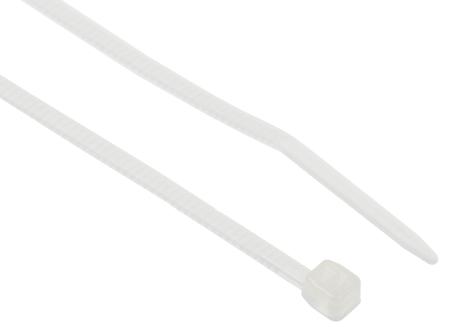 664-2883 RS Pro Natural Nylon Sub Miniature Cable Tie, 71mm x 1.6 mm