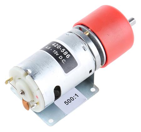 420-586 RS PRO Brushed Geared DC Geared Motor, 19.8 W, 12 V dc, 59 Ncm, 29 rpm, 6mm Shaft Diameter