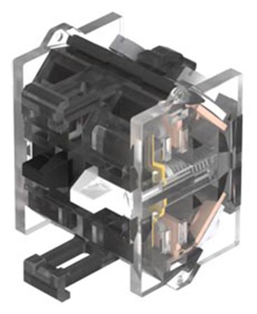 704.911.5 EAO Contact Block for Use with Series 04 Switches, 500V ac, 1CO