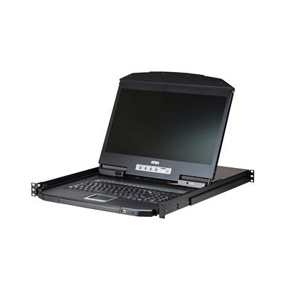 CL3108NX Aten 8 Port USB VGA KVM Switch, 3.5 mm Jack 1366 X 768 Maximum Resolution