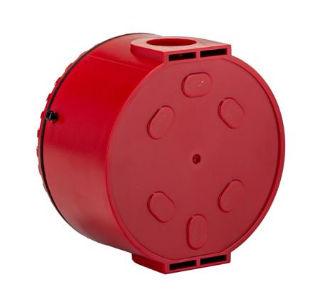 812013FULL-0255X Eaton Red Flashing Beacon, 9 → 60 V dc, Wall Mount, LED Bulb, IP65