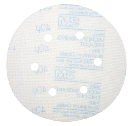 3M266L-D2385 3M Hookit Coarse 150mm Aluminium Oxide Disc Sander, 40μm Grit
