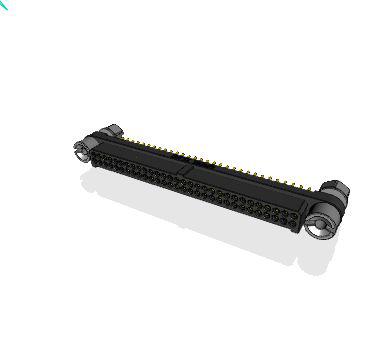 MHDAS2M060YDE60 Amphenol Socapex MHDAS Series Straight PCB PCB Header, 60 Contact(s), 1.27 mm Pitch, 2 Row, Shrouded