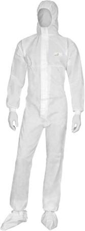 DT221GT Delta Plus White Disposable Coverall, L