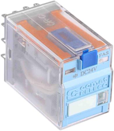 C9-A41DX/024VDC Turck Plug In Power Relay, 24V dc Coil, 5A Switching Current, 4PDT