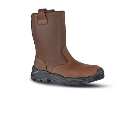 0SO40053-45 UPower NORDIC Men's Brown Composite Toe Capped Safety Boots, UK 10.5, EU 45