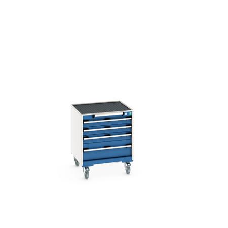40402023-11V Bott, 4 Drawer Sheet Steel Floor Standing Storage Cabinet, 650 X 650 X 785mm