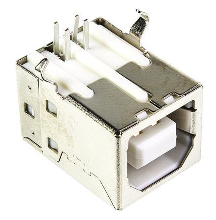 61400416121 Wurth Elektronik Right Angle PCB Mount Mount Female Type B USB Connector