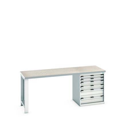41003237-16V Bott 41003237.16V Sheet Steel Workbench, 840mm x 750mm x 2000mm