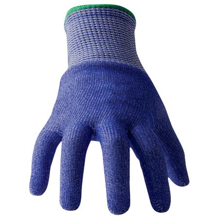 6066807 Uvex Helix Food Safe Series Blue HPPE Food Industry Work Gloves, Size 7