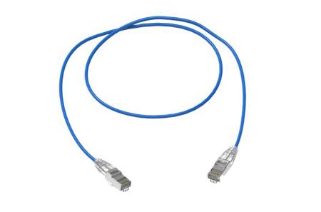 RJ45SPC6A-03-0M-BL HellermannTyton Connectivity RJ45SPC6A, 19 m Patch Lead, Blue