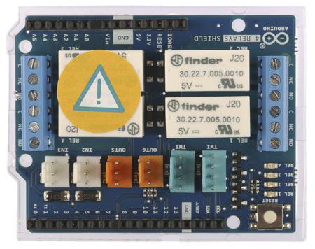 A000110 Arduino, 4 Relays Shield