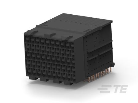 5120790-1 TE Connectivity Z-PACK HS3 Series 2.5mm Pitch High Speed Backplane Connector, Female, Right Angle, 10 Column, 10 Row