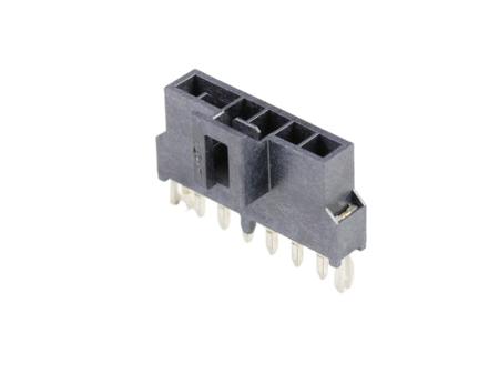 105311-1106 Molex 105311 Series Vertical Through Hole PCB Header, 6 Contact(s), 2.5 mm Pitch, 1 Row, Shrouded