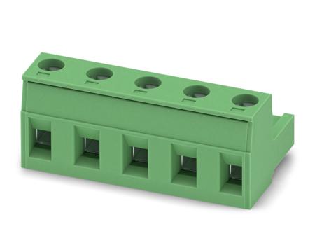 1767038 Phoenix Contact, 7.62mm Pitch, GMSTB 2.5/ 5-ST-7.62, 5 Way, , Pluggable Terminal Block, Plug, Cable Mount, Screw