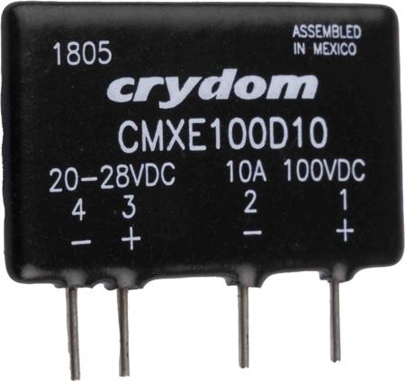 CMXE100D10 Sensata Crydom Solid State Relay, 10 A Load, PCB Mount, 100 V dc Load, 28 V dc Control