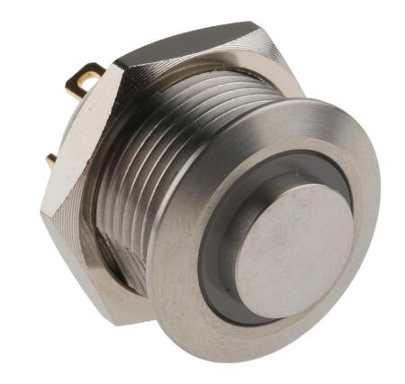 175-9626 HIGH Push Button with Ring + White LED