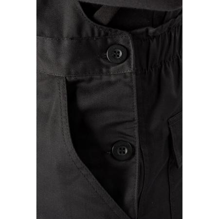 DK0A867NBLK1 Dickies Black Reusable Bib & Brace, XXXL