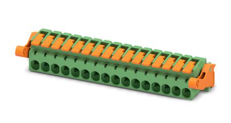 1110622 Phoenix Contact, 5.08mm Pitch, 16 Way, , Pluggable Terminal Block, Plug, Cable Mount, Push-In Termination,