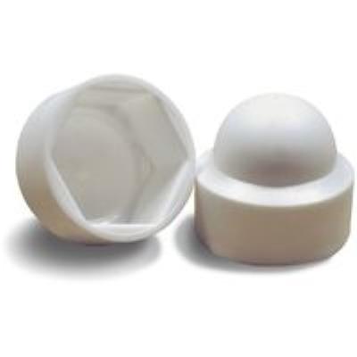 701131 Guitel Hervieu, White PP Hex Nut