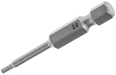 05302 Wiha Hexagon Screwdriver Bit, 2 mm Tip, 50 mm Overall