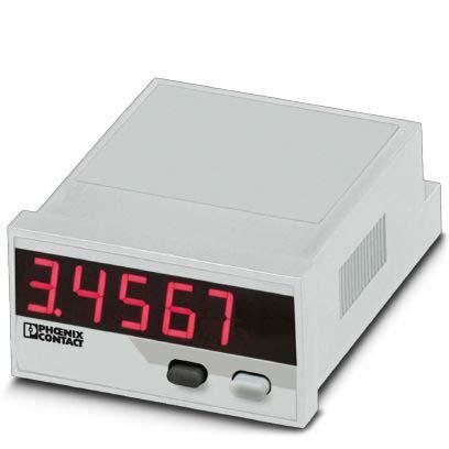 2864011 Phoenix Contact MCR-SL-D-U-I LED Digital Panel Multi-Function Meter for Signals, 24mm x 48mm
