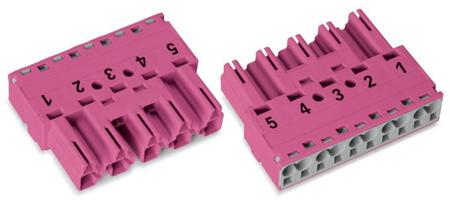 770-295 WAGO 770 Series Plug, 5-Pole, Cable Mount, 25A, IP20