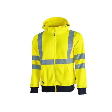 WHL180YF-2XL UPower MELODY Yellow 100% Polyester Hi Vis Jacket XXL