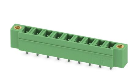 1847686 Phoenix Contact, 5.08mm Pitch, MCV 1.5/ 9-GF-5.08, 9 Way, Pluggable Terminal Block, Header, Solder Termination,