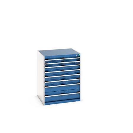 40028029-11V Bott 8 Cabinet, Steel, 1000mm x 750mm x 800mm, Blue
