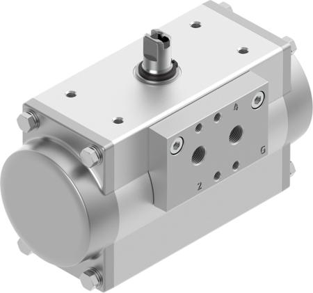 DFPD-20-RP-90-RS60-F03-R3-EP Festo DFPD Series 8 bar Single Action Pneumatic Rotary Actuator, 90 Rotary Angle