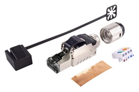 I4PLEC6AFS AXINDUS Plug Ethernet Connector, Cat6a