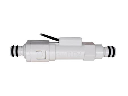 209876 Gems Sensors FS-380P Series Plastic Inline Flow Flow Sensor for Liquid, 0.15 GPM Max