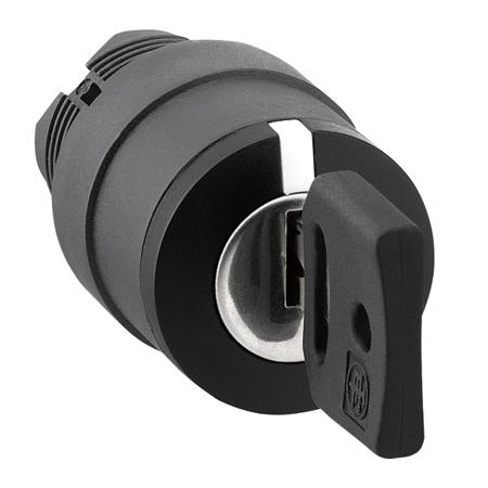 ZB5AG09 Schneider Electric Harmony XB5 3-position Key Switch Head, Latching, 22mm Cutout