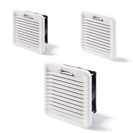 7F.20.8.120.2055 Finder 7F Series Filter Fan, 120 V ac, AC Operation, 55m³/h Filtered, 55m³/h Unimpeded, IP54, 155 x 155mm