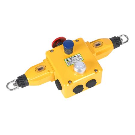 141001A IDEM GLHD Rope Pull Switch, 4NC/2NO, Horizontal, Vertical