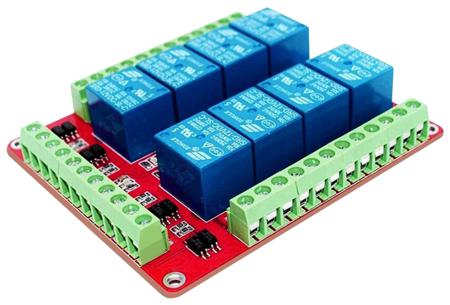 HLE-RELAY08-5V Seeit  Relay Control Card Module for Arduino, AVR, PIC, Raspberry Pi, TTL