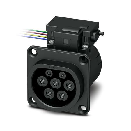1164299 Phoenix Contact, EV-T2M3SO12 Socket Electric vehicle connector Socket, 32A, 500mm Cable