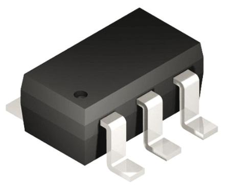 SN74LVC2G17DBVT Texas Instruments , Dual-Channel Non-Inverting Schmitt Trigger Buffer, 6-Pin SOT-23