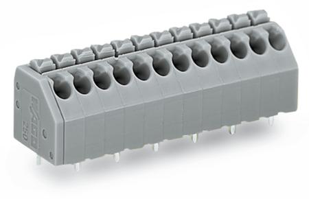 250-224 WAGO 250 Series PCB Connector, 24-Contact, 3.5mm Pitch, Through Hole Mount, 1-Row, Push-In Cage Clamp Termination