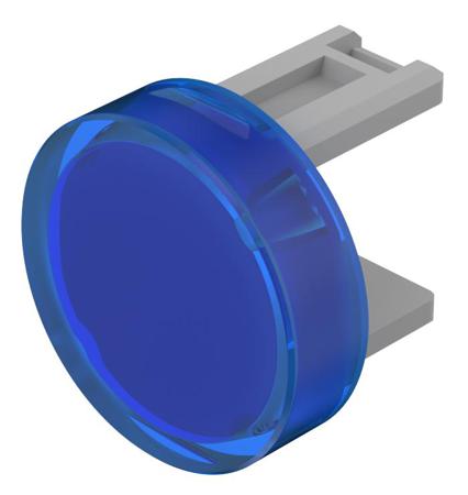 31-931.6 EAO Blue Round Push Button Lens for Use with Push Button