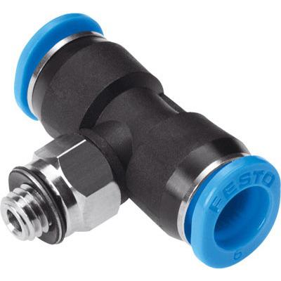 QSMT-M5-6-100 Festo QSMT Series Push-in Fitting, M5 Male to For tubing outside diameter 6 mm, Threaded-to-Tube Connection Style,