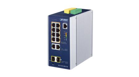 IGS-5225-8P2T2S Planet , Managed 12 Port Ethernet Smart Managed Switch With PoE
